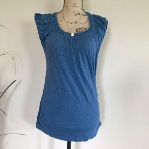 •Belly by Design• ruched peasant top